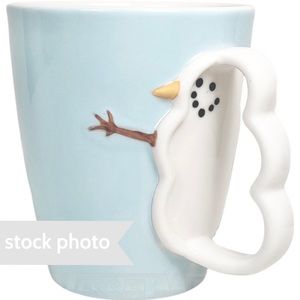 new w/o tags: Starbucks snowman mug